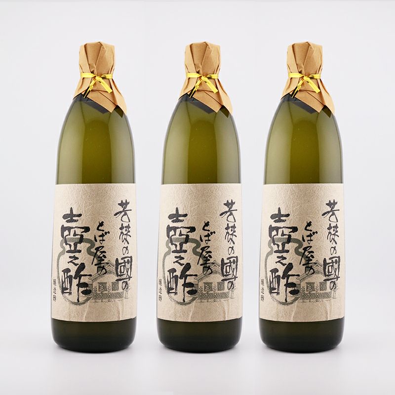 純米酢 壺之酢 900ml×3本｜ツーンとこない上品な味