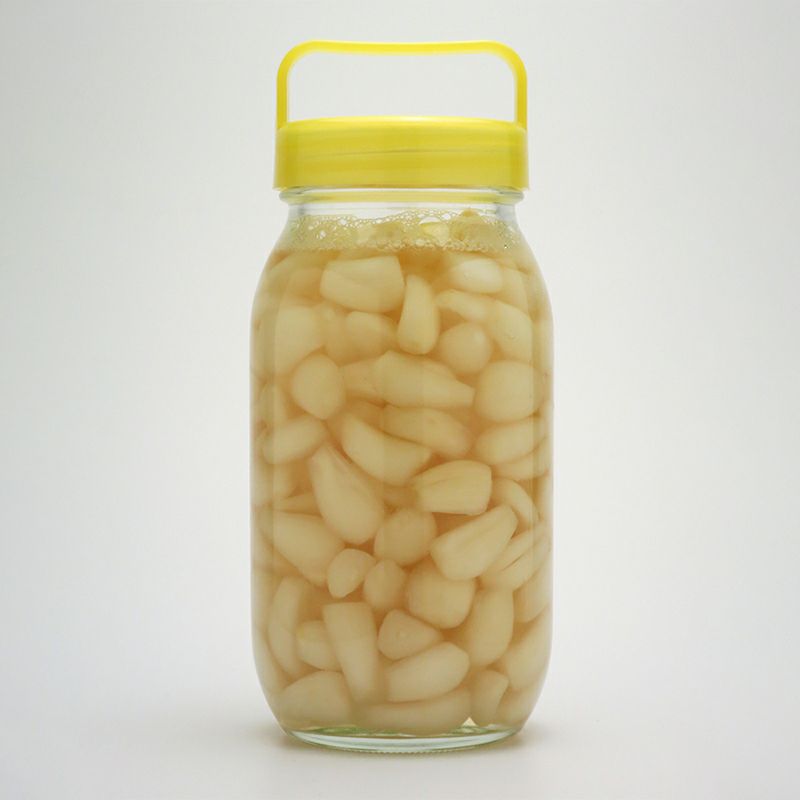 新物らっきょう漬け 瓶詰め500ｇ