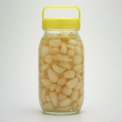 新物らっきょう漬け 瓶詰め500ｇ